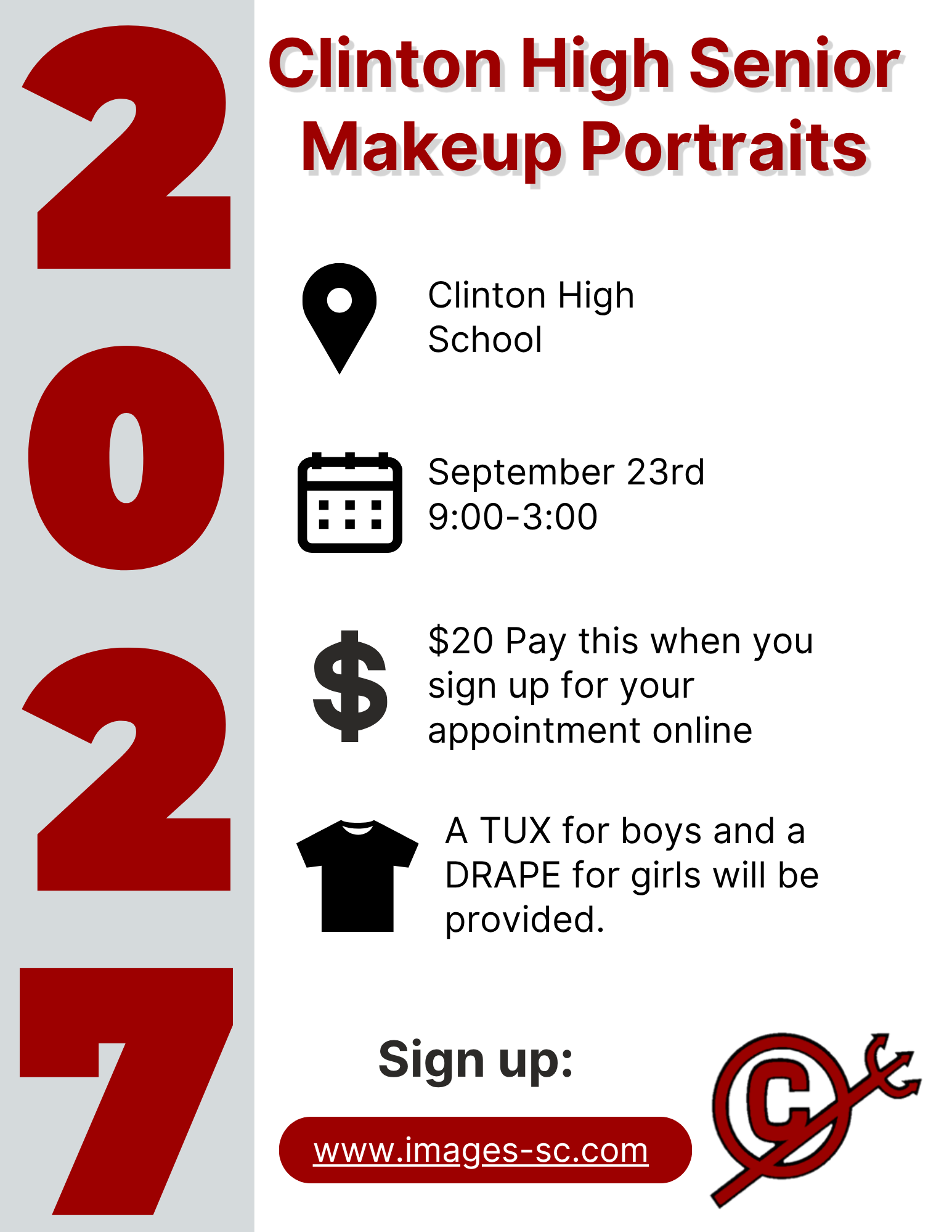 make-up date for senior portraits